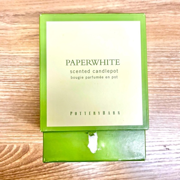 PotteryBarn New Paperwhite Scented Candlepot - Picture 1 of 4